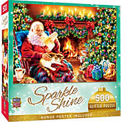 MasterPieces 500 Piece Glitter Jigsaw Puzzle - Christmas Dreams - 15"x21"
