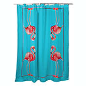 Betsy Drake Flamingos Shower Curtain