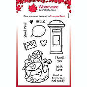Woodware Craft Collection Woodware Clear Singles Snail Mail 4 in x 6 in Stamp