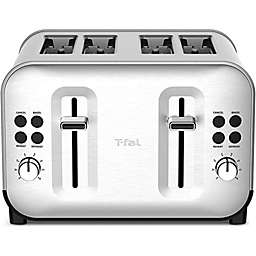 T-Fal - Stainless Steel 4 Slice Toaster - TF684D50
