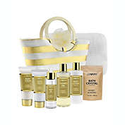 Lovery Home Spa Kit - Honey Almond Scent - Luxury Bath & Shower Gift for Women & Men