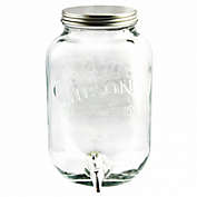 General Store 1 Gallon Clear Glass Mason Beverage Dispenser