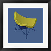 Great Art Now Mid Century Chair I by Posters International Studio 20-Inch x 20-Inch Framed Wall Art