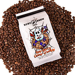 Blueberry Cinnamon Whole Bean Coffee 8 Oz Bag Medium Roast Ruby Brew BooBerry