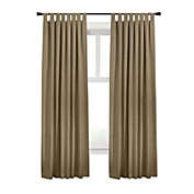 Commonwealth Ventura Tab Top Dressing Window Curtain Panel Pair - 52x84", Pebble