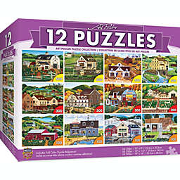 MasterPieces 12 Pack Jigsaw Puzzles For Adults, Family, Or Kids - Art Poulin 12-Pack Bundle