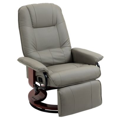Details about   HOMCOM Adjustable Footrest Side Pocket Rocking Lounge Chair 