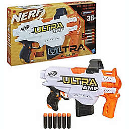 Nerf Ultra Amp Motorized Blaster, 6-Dart Clip, Includes 6 Darts, for Kids Ages 8+