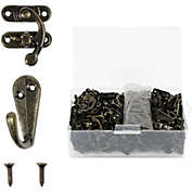 Okuna Outpost 100 Right Box Toggle Latch Hook Hasp, 400 Replacement Screws (Bronze, 500 Pieces)