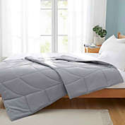 Unikome Lightweight Soft Plush Microfiber Throw Blanket in Gray, 50x70"