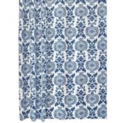 mDesign Damask Print - Easy Care Fabric Shower Curtain