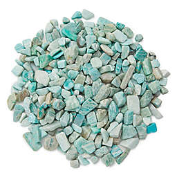 Okuna Outpost Amazonite Crystals 1 lbs, Natural Raw Crushed Tumbled Stones for Healing & Jewlery Making