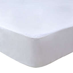 PiccoCasa Polyester Waterproof Fitted Sheet, White King