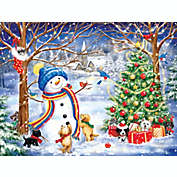 Sunsout Christmas in the Wood 300 pc  Jigsaw Puzzle