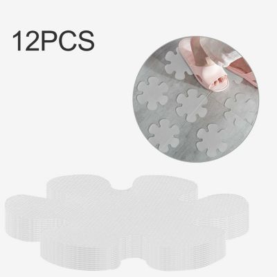 Donwell 12-Pieces Anti-Slip Shower Stickers Non-Slip Bathtub, Snowflake