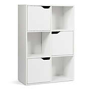 Costway-CA 6 Cube Wood Storage Shelves Organization