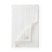 Hope & Henry Baby Cable Knit Blanket (Ivory, One Size)