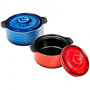 Infinity Merch Ceramic Pot Cookware 2 Pieces Set