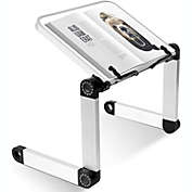 Smilegive Book Stand, Book Holder Adjustable Height & Angle Ergonomic with Page Paper Clips