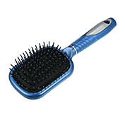 Unique Bargains Portable Paddle Hair Brush, with Mirror, Blue