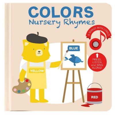 Cali&#39;s Books Colors Songs - Sound Books for Toddlers 1-3 - Learning Colors for Toddlers - Interactive Toddler Books with Songs About Colors - Educational Book for 1 Year Old