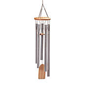 Zingz & Thingz 24" Brown and Silver Resonant Outdoor Wind Chimes