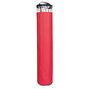 Northlight 41" Red and Clear Zip Up Christmas Gift Wrap Storage Tube Bag - Holds 15-20 Rolls
