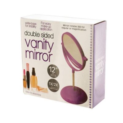 Bulk Buys Double-Sided Vanity Mirror  - 4 Pack