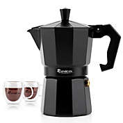 RAINBEAN Stainless Steel 6-Cup Stovetop Espresso Maker