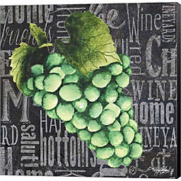 Metaverse Art Wine Grapes II by Mary Beth Baker 24-Inch x 24-Inch Canvas Wall Art
