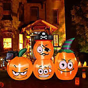 CAMULAND 5FT Inflatable Halloween Pumpkin Combo Halloween,5FT