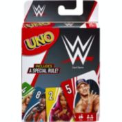 Mattel Games UNO WWE Superstars Matching Card Game for 2-10 Players