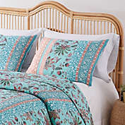 Details about   West Point Home Columbia Road European Pillow SHAM Blue White Turquoise Navy 