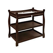 Badger Basket Co. Espresso Sleigh Style Changing Table
