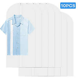 Kitcheniva 10 Pcs, Clear Hanging Garment Bags Lightweight Dust-Proof Clothes Cover Bags