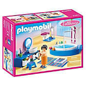 Playmobil Dollhouse Bathroom With Tub Building Set 70211