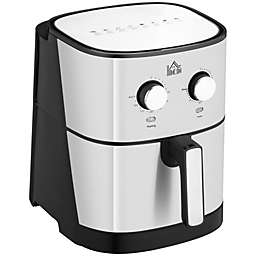 HOMCOM Air Fryer, 1700W 6.9 Quart Air Fryers Oven with 360? Air Circulation, Adjustable Temperature, Timer and Nonstick Basket for Oil Less or Low Fat Cooking
