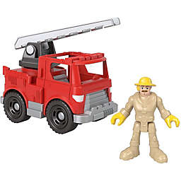 Fisher-Price Imaginext Rescue Fire Truck, Push-Along Vehicle and Character Figure Set
