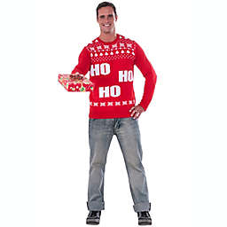 Rubie's Ho Ho Ho Sweater Adult Costume