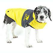Pet Life Touchdog Lightening-Shield Waterproof 2-in-1 Convertible Dog Jacket w/ Blackshark technology