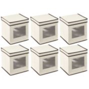 mDesign Soft Fabric Closet Storage Organizer Box