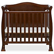 Slickblue Solid Wood 3-in-1 Convertible Baby Crib Toddler Bed Daybed in Dark Brown Finish
