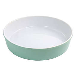 Martha Stewart Stoneware Pie Pan in Turquoise