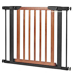 Costway Extendable Safety Gate for Baby and Pet-Brown