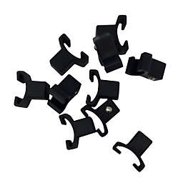 Industro Black Spring Loaded Ball Bearing Socket Replacement Clips for Use with Socket Holder Rails, 10-Piece (1/2-inch)