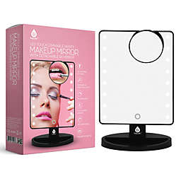 Pursonic LED Lighted Vanity Mirror/Natural Bright Light Makeup Mirror with detachable 5X mirror