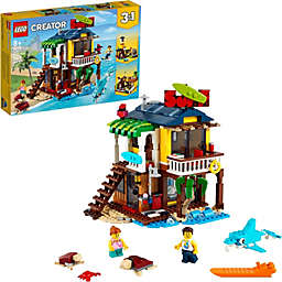 LEGO Creator 3in1 Surfer Beach House 31118 Building Kit Featuring Beach Hut and Animal Toys, New 2021 (564 Pieces)