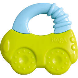 HABA Clutching Toy Car - Water Filled Silicone Teether and Rattle with Stimulating Textures