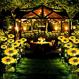 Kitcheniva Outdoor Sunflower Solar Lights Waterproof Garden Yard