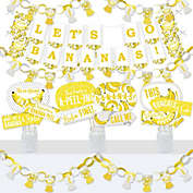 Big Dot of Happiness Let&#39;s Go Bananas - Banner and Photo Booth Decorations - Tropical Party Supplies Kit - Doterrific Bundle